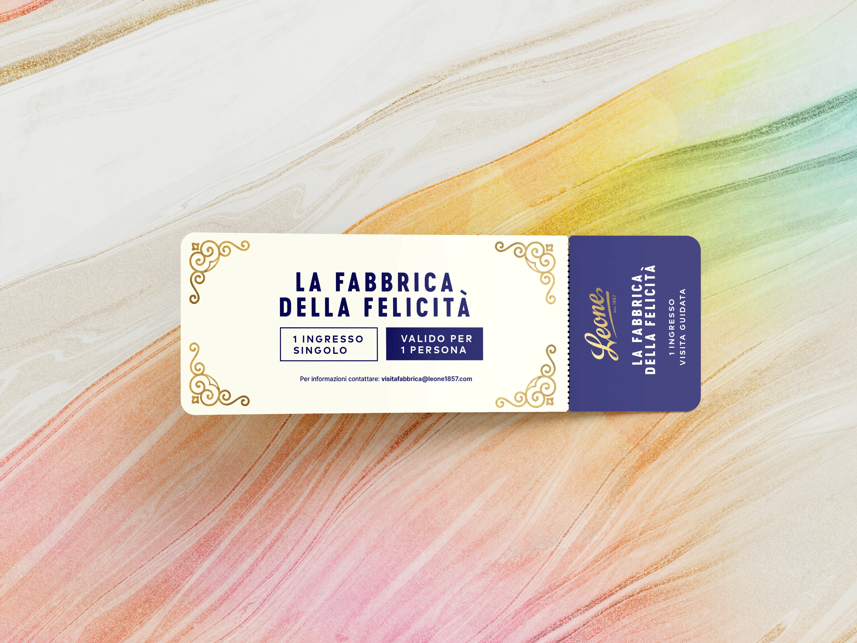 Biglietto di ingresso - Fabbrica della Felicità