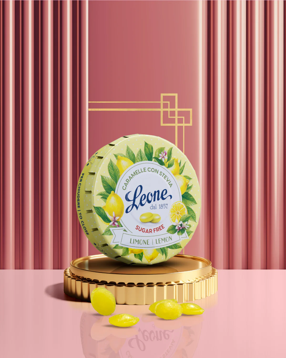 Caramelle Stevia Limone Senza Zuccheri