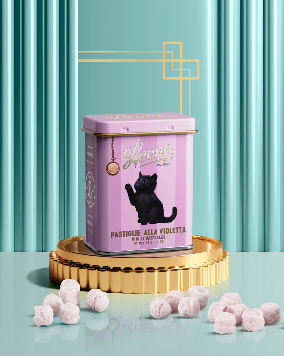 Lattina 30g "Teneri cuccioli" Pastiglie Violetta