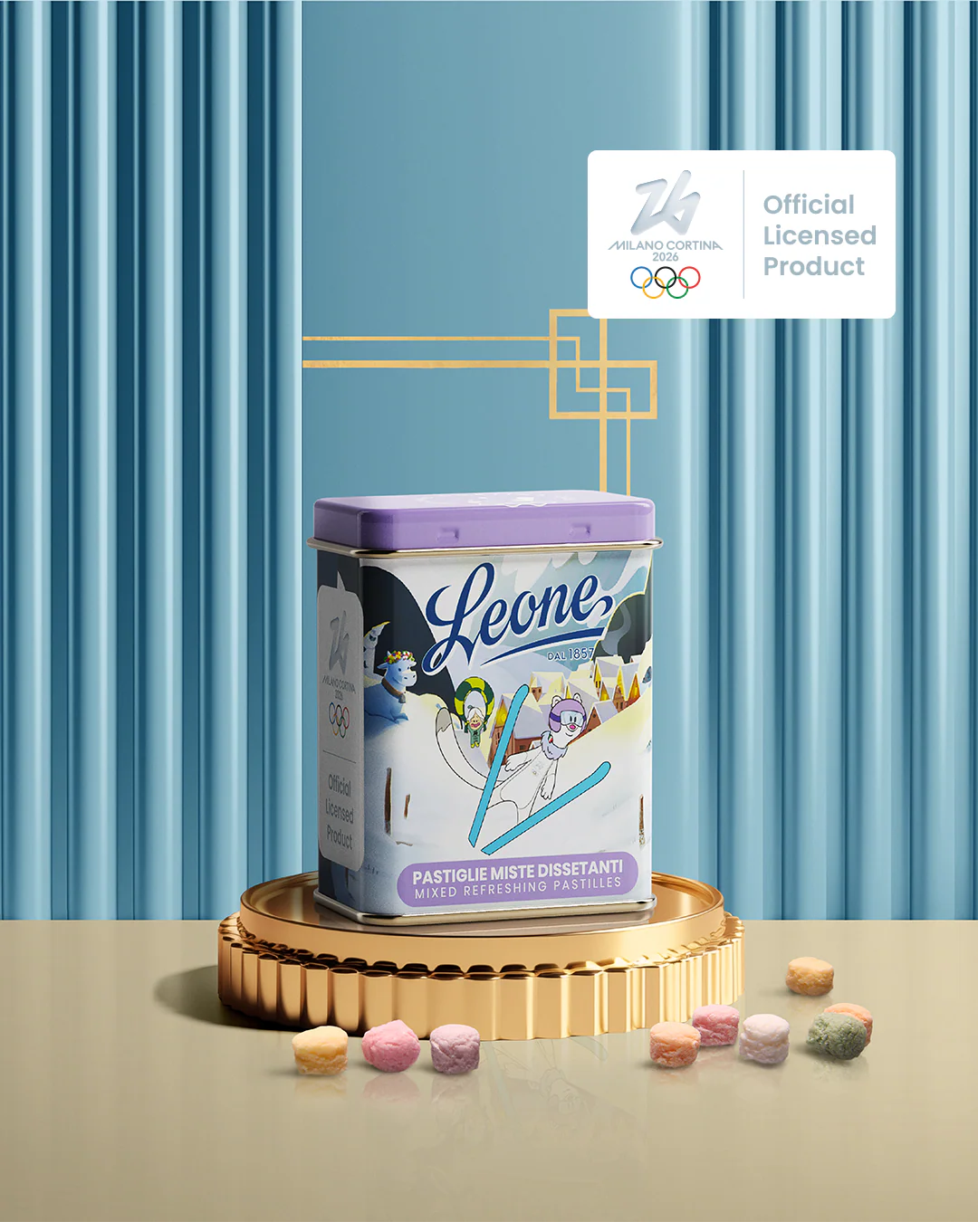 Lattina Pastiglie - Collezione Milano Cortina 2026 - Salto con gli sci (Olimpiadi)