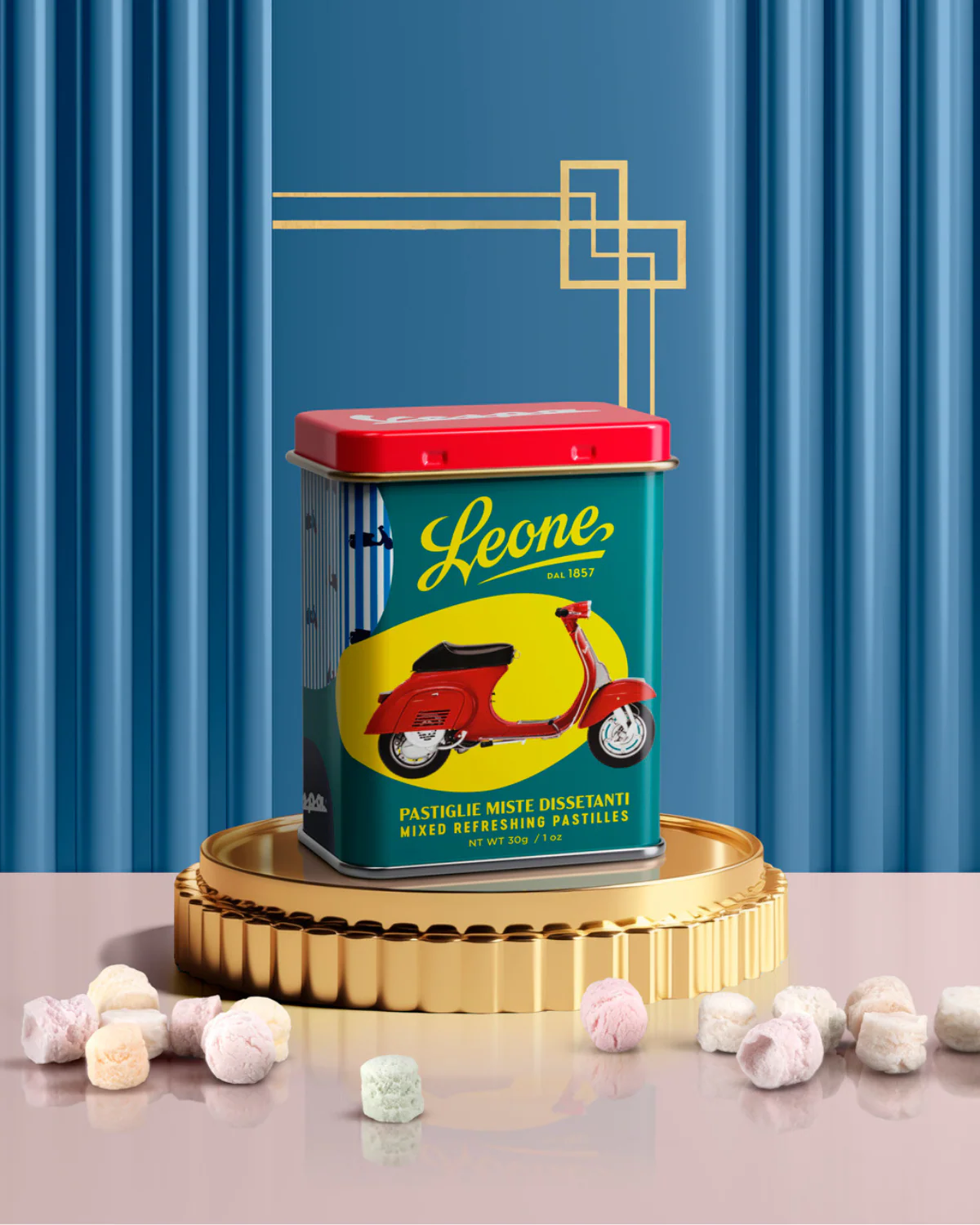 Lattina Vespa 50 Special Pastiglie Miste Dissetanti S.E.
