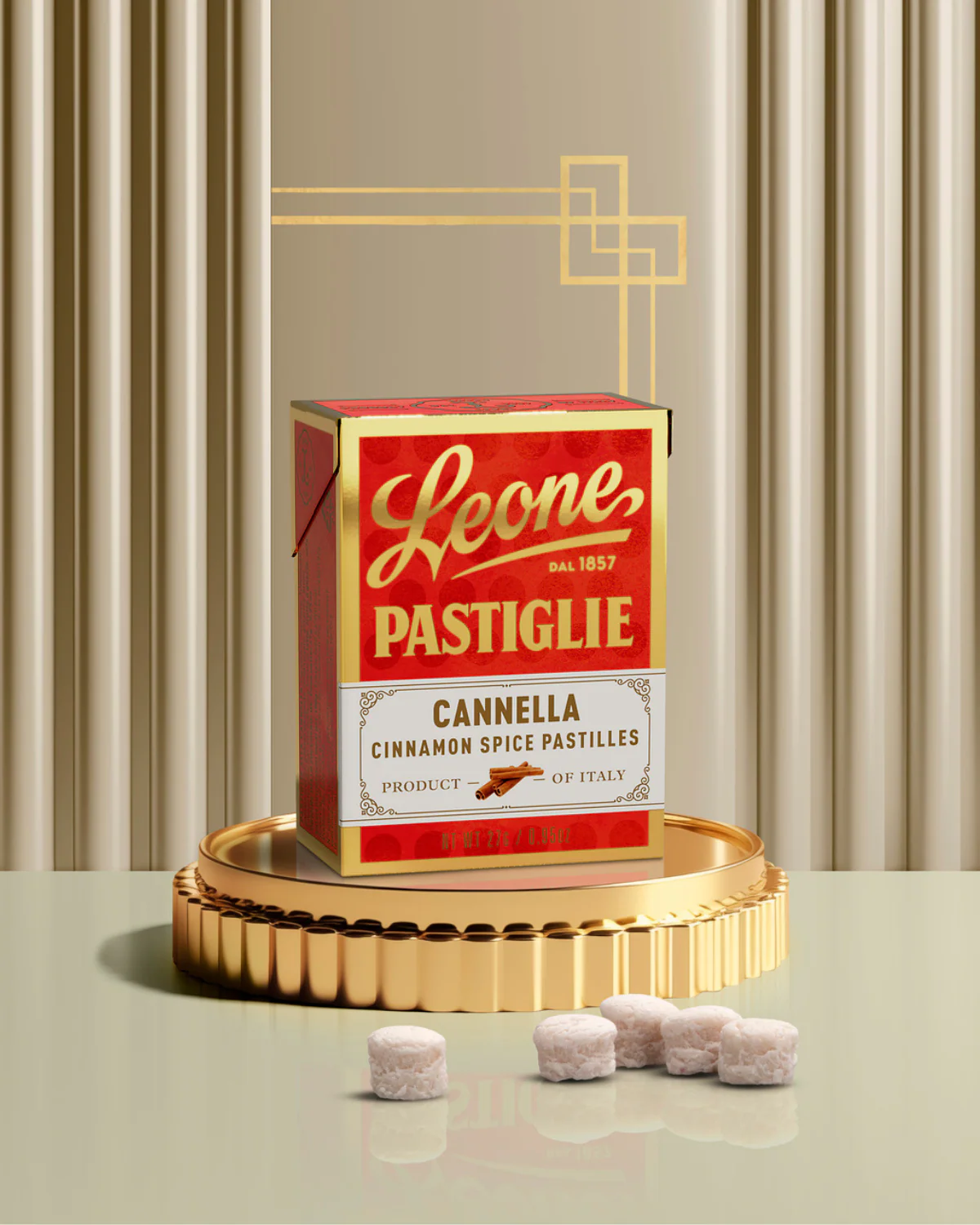 Scatoletta Pastiglie Cannella