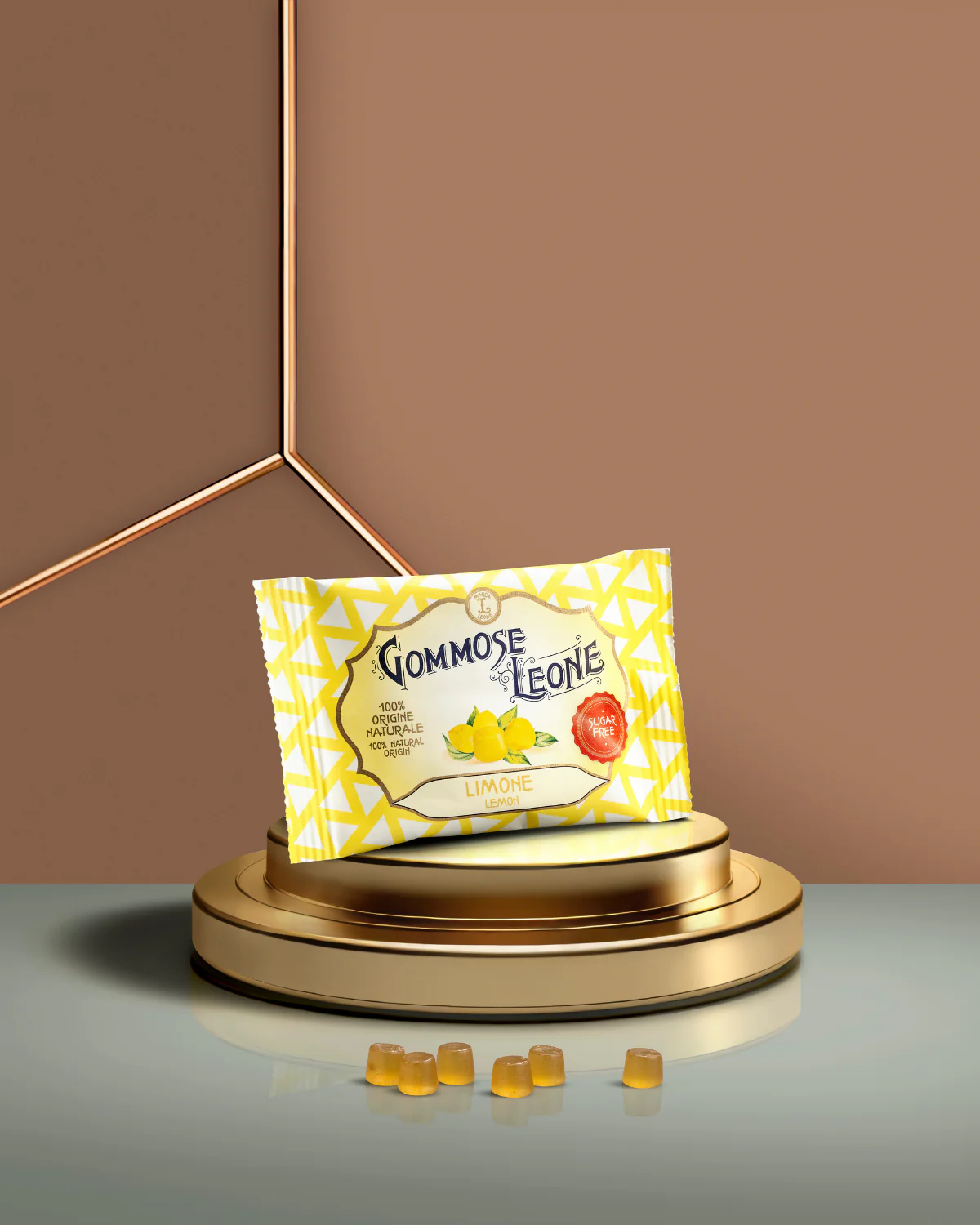 Sacchettino Gommose Limone senza zuccheri (Scadenza 30.12.26)