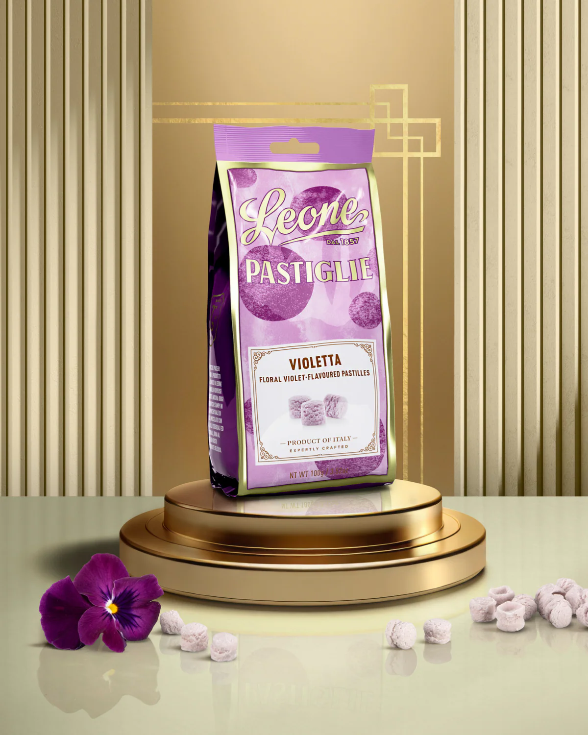 Sacchetto di Pastiglie alla Violetta da condividere