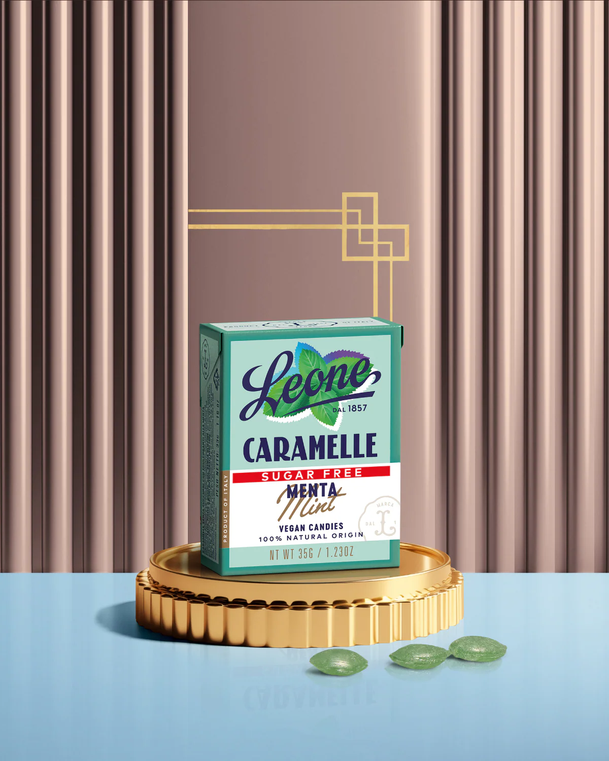 Scatoletta Caramelle Menta Senza Zuccheri