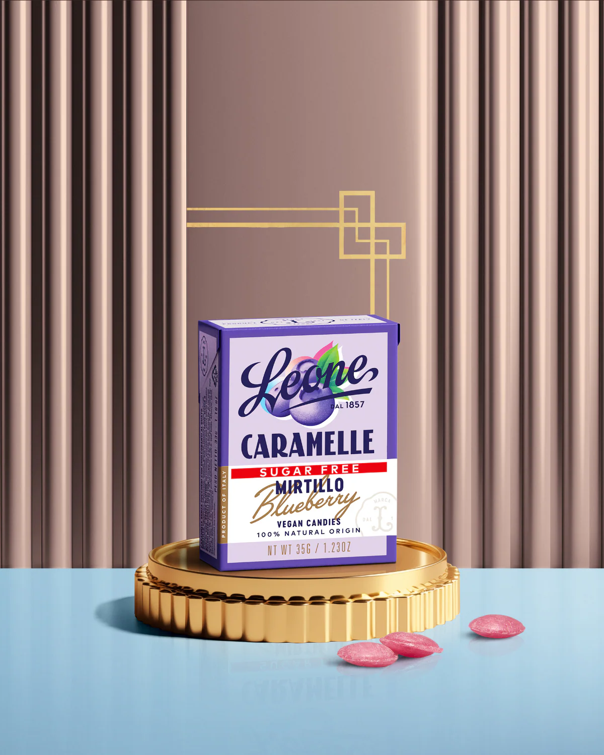 Scatoletta Caramelle Mirtillo Senza Zuccheri