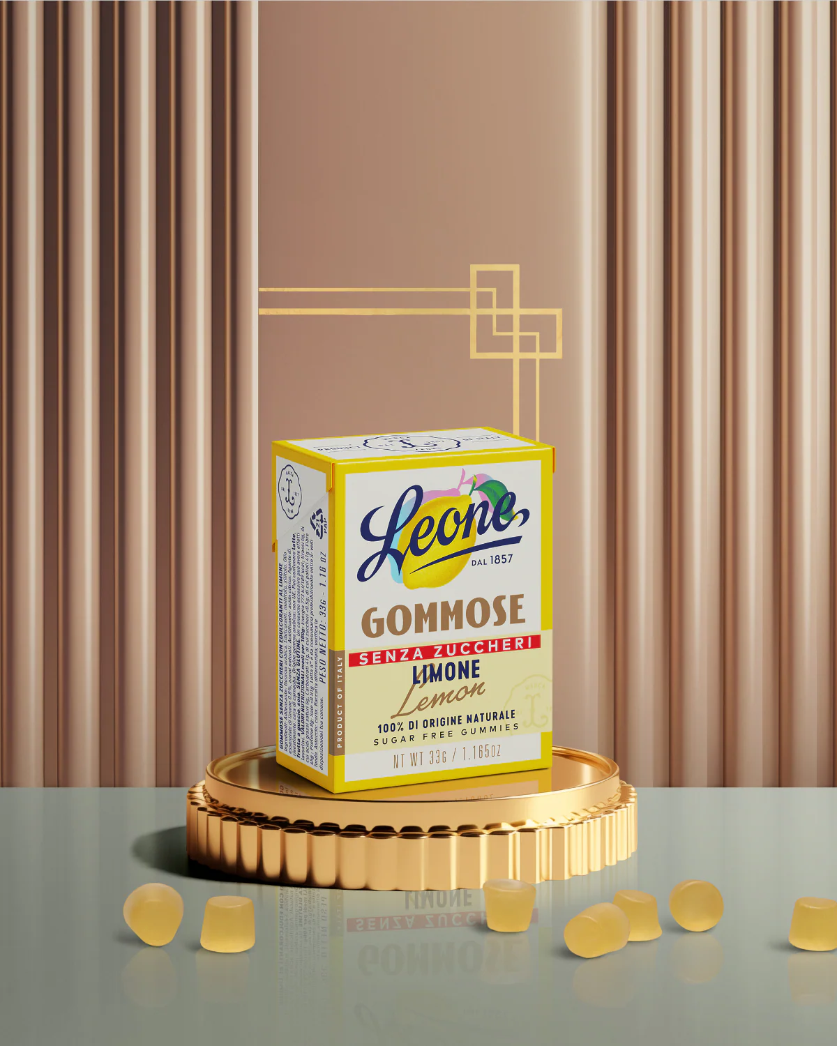 Scatoletta Gommose Limone Senza Zuccheri