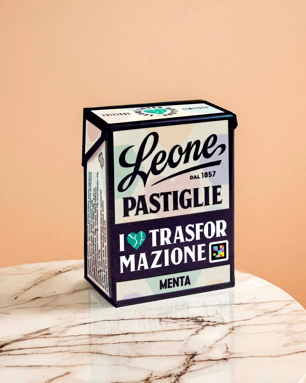 Scatoletta Pastiglie Menta - Trasformazione collezione Bullone